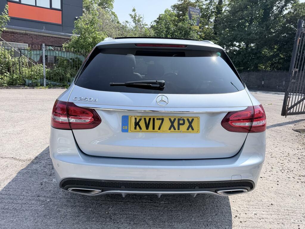 Mercedes-Benz C Class 2.1 C250d Amg Line Premium Plus Estate Diese KV17XPX Silver #6