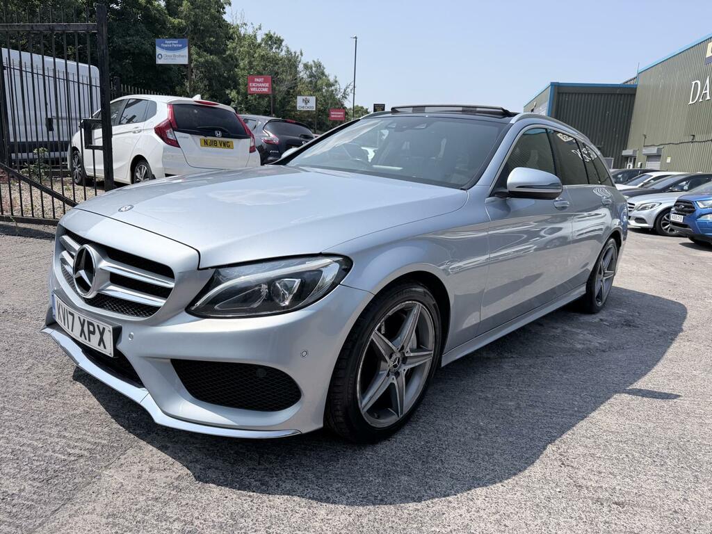 Mercedes-Benz C Class 2.1 C250d Amg Line Premium Plus Estate Diese KV17XPX Silver #3