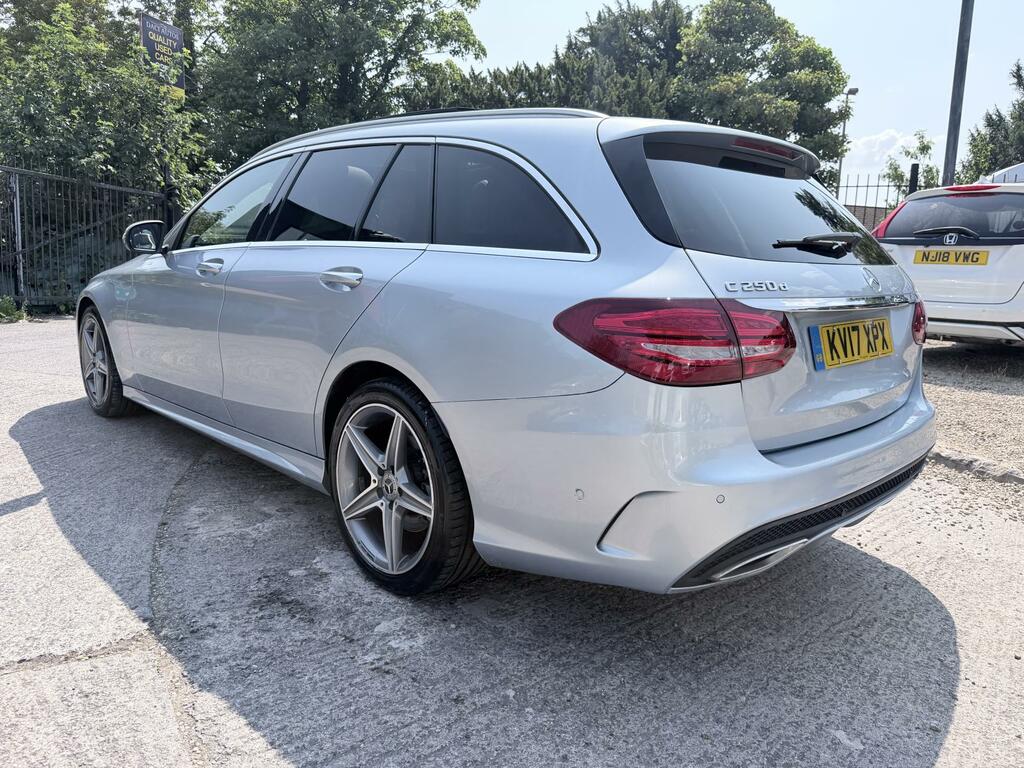 Mercedes-Benz C Class 2.1 C250d Amg Line Premium Plus Estate Diese KV17XPX Silver #5