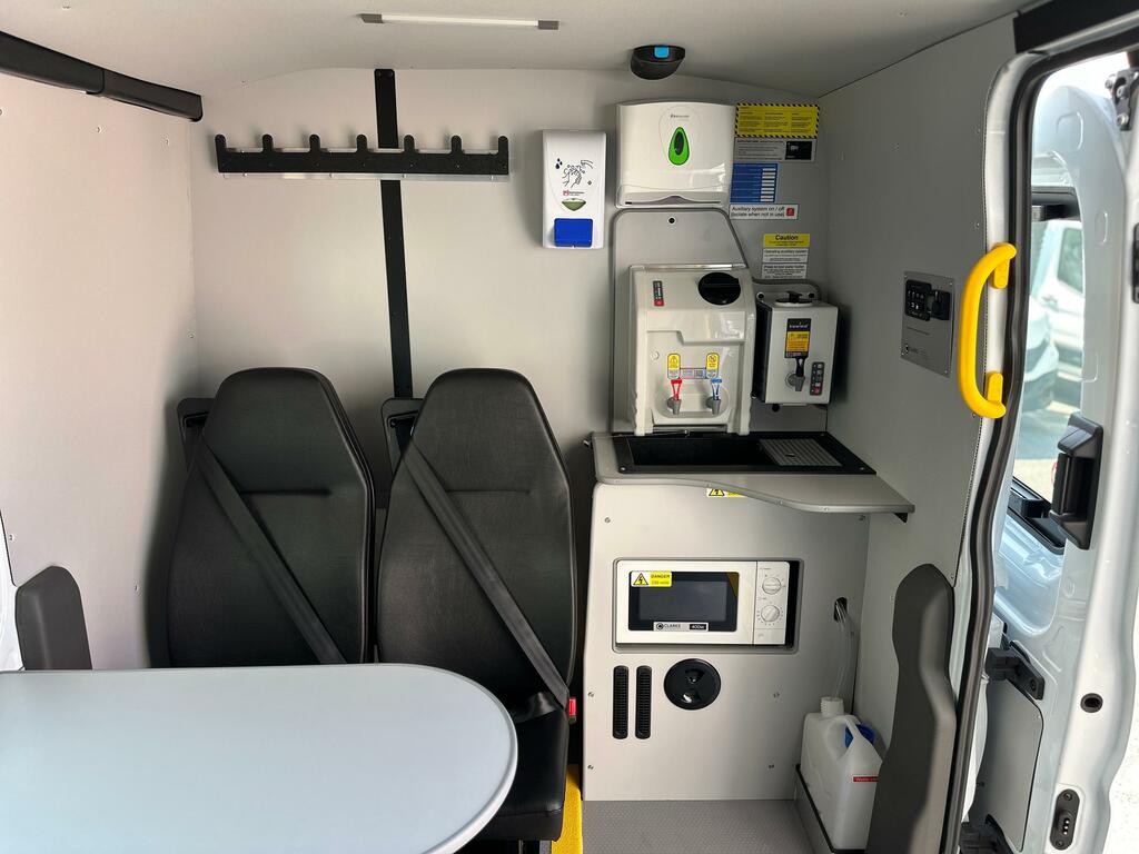 Ford Transit Custom L3h2 Fwd,toilet, Mess, Kitchen, Welfare, Van, Air- White #2