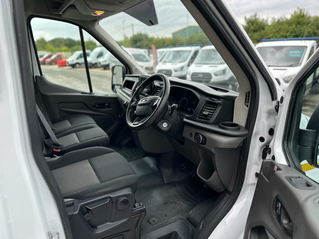 Ford Transit Custom 2.0 350 Ecoblue Leader Crew Van Double Cab 6Dr Die WM23EWJ White #5