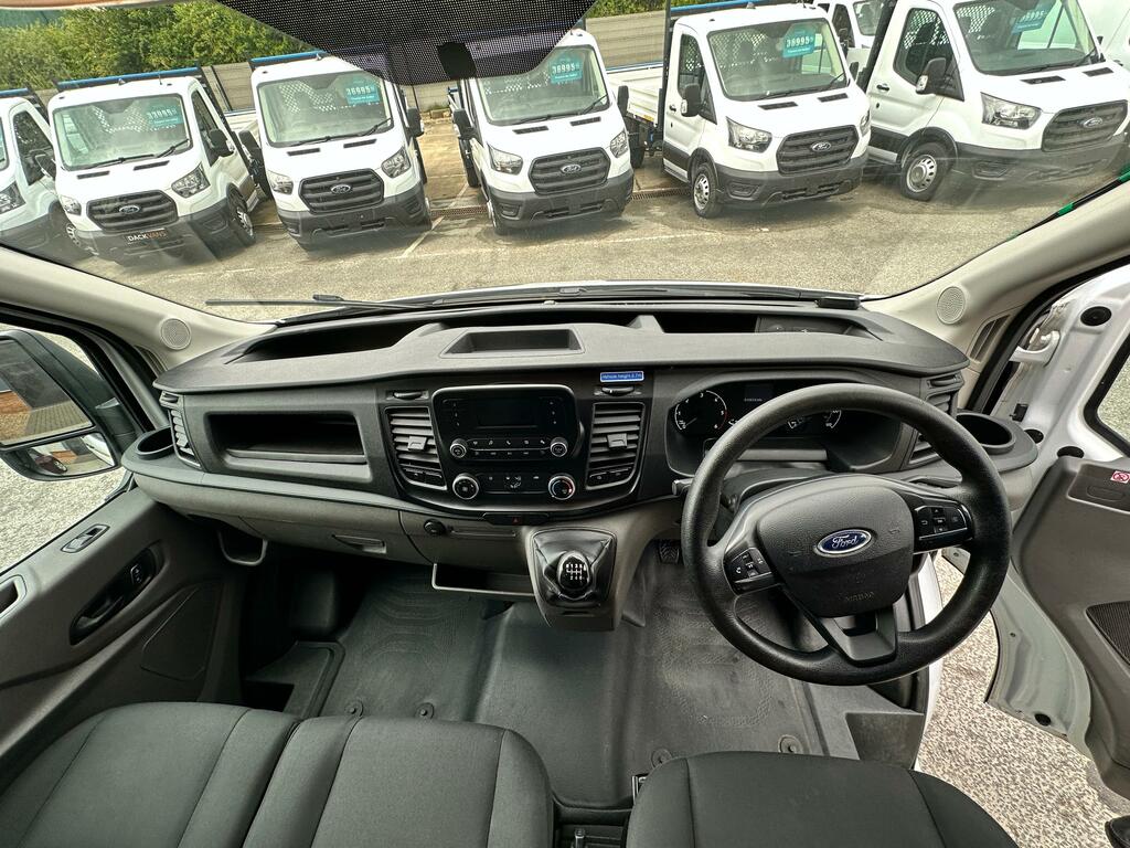 Ford Transit Custom 2.0 350 Ecoblue Leader Crew Van Double Cab 6Dr Die WM23EWJ White #6