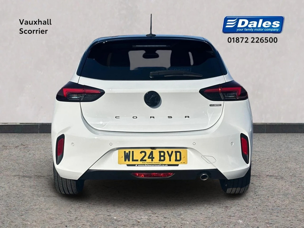 Vauxhall Corsa Corsa 1.2 Turbo Hybrid Gs E-dct6 Hatchback WL24BYD White #4