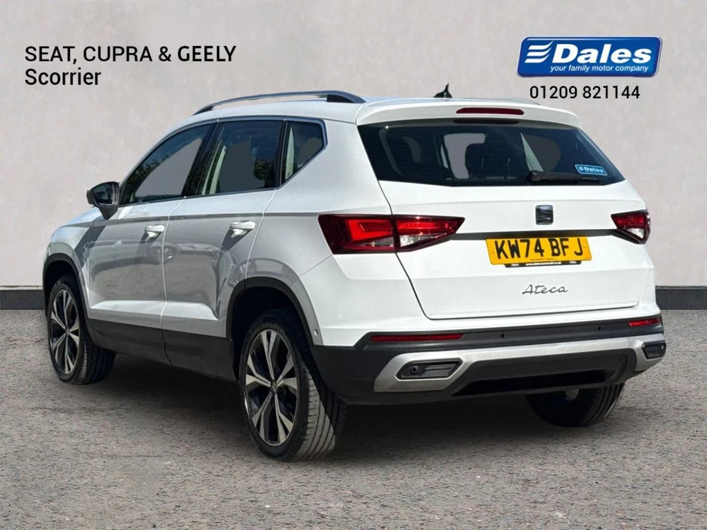Seat Ateca Ateca 1.5 Tsi Evo Se Technology Dsg Estate KW74BFJ White #2