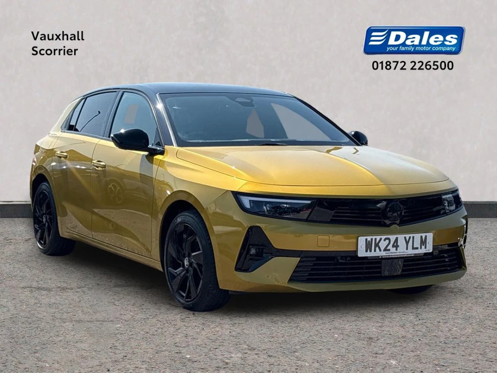 Vauxhall Astra Astra 1.2 Turbo 130 Gs Hatchback WK24YLM Yellow