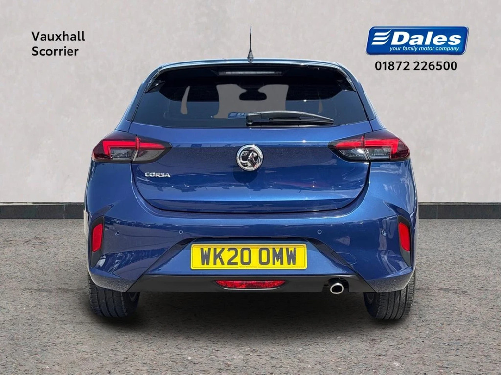 Vauxhall Corsa Blue Vauxhall Corsa Sri Premium Turbo WK20OMW Blue #4