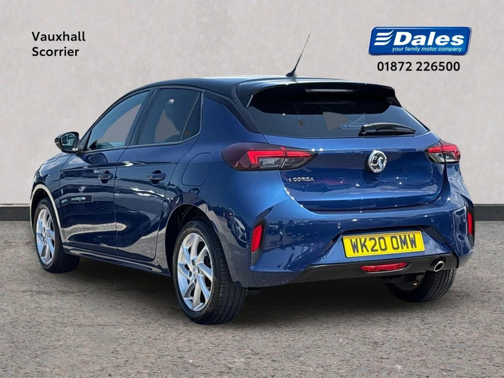Vauxhall Corsa Blue Vauxhall Corsa Sri Premium Turbo WK20OMW Blue #2