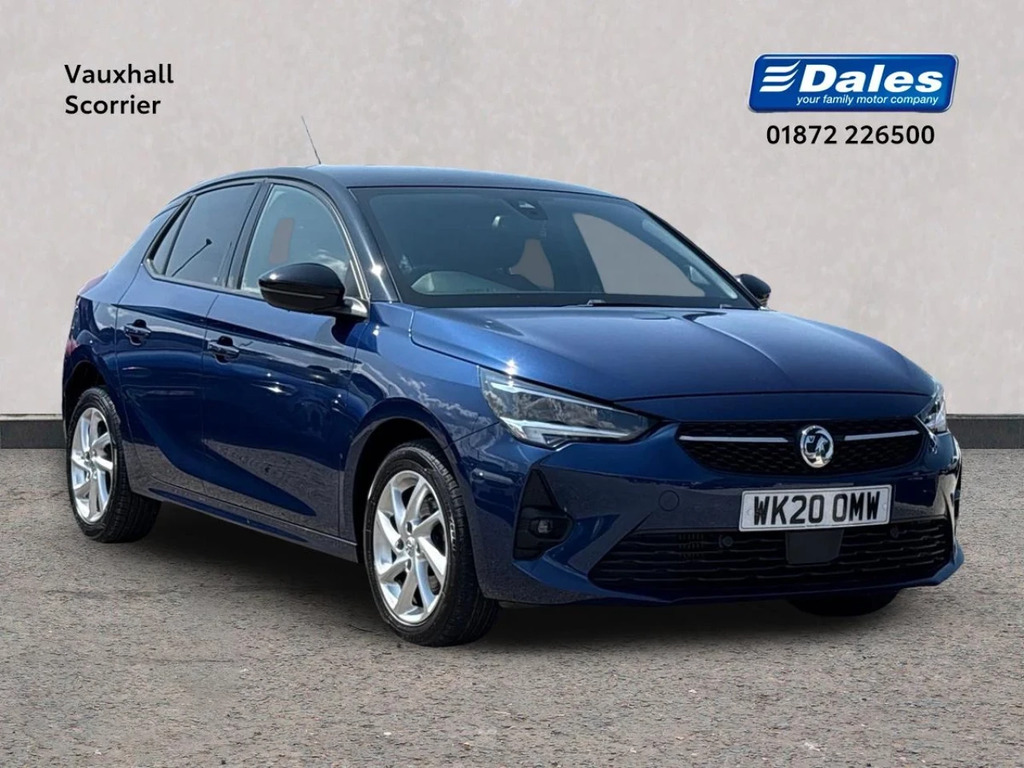 Vauxhall Corsa Blue Vauxhall Corsa Sri Premium Turbo WK20OMW Blue