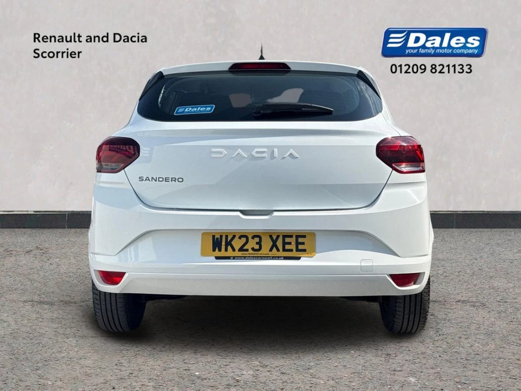 Dacia Sandero Sandero 1.0 Tce Essential Hatchback WK23XEE White #4