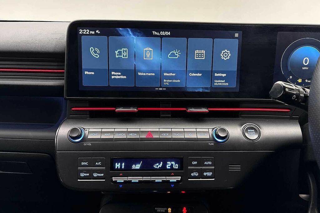 Hyundai Kona 1.6 Hybrid 129 N Line S Dct Red #5