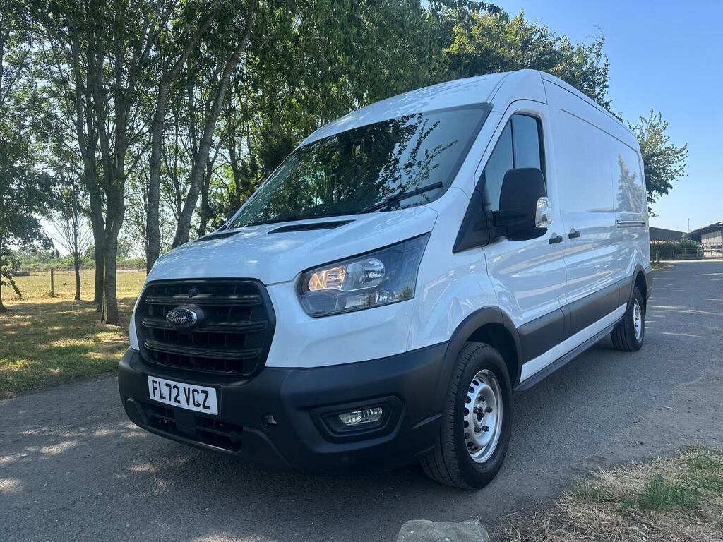 Ford Transit Custom Panel Van 2.0 350 Ecoblue Trend Fwd L3 H2 Euro 6 FL72VCZ White #3