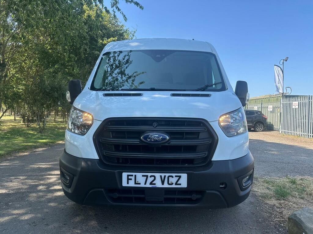 Ford Transit Custom Panel Van 2.0 350 Ecoblue Trend Fwd L3 H2 Euro 6 FL72VCZ White #2