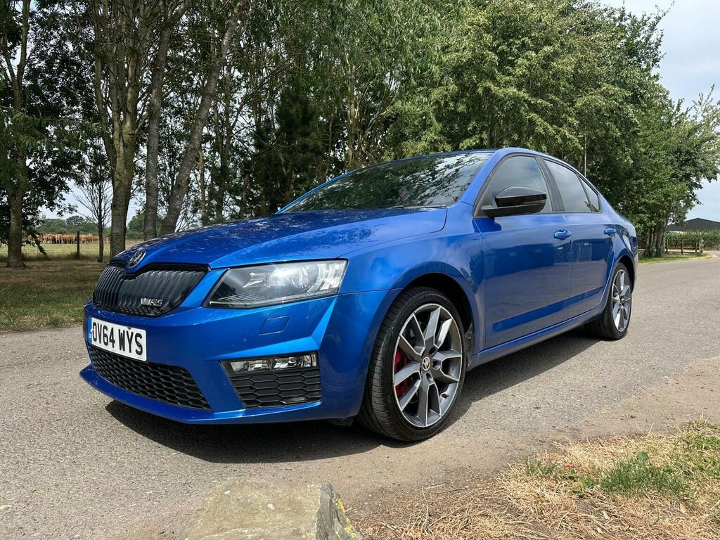 Skoda Octavia Hatchback 2.0 Tfsi Vrs Dsg Euro 6 Ss 2014 OV64WYS Blue #3