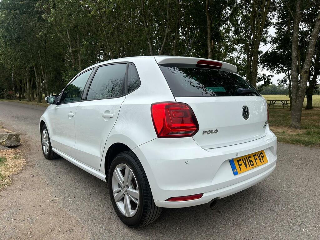 Volkswagen Polo Hatchback 1.2 Tsi Bluemotion Tech Match Euro 6 S White #5