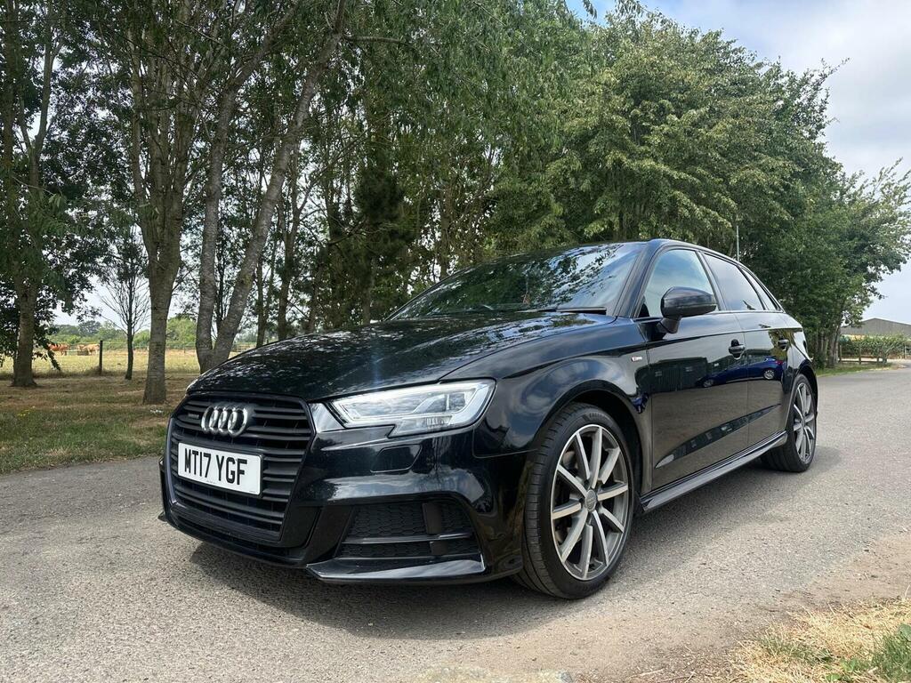Audi A3 2.0 Tdi Black Edition Sportback S Tronic 6Spd Black #3