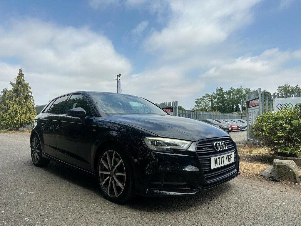 Audi A3 2.0 Tdi Black Edition Sportback S Tronic 6Spd Black