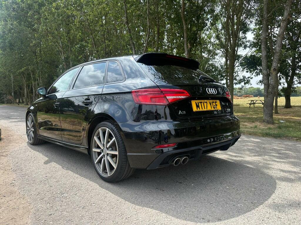 Audi A3 2.0 Tdi Black Edition Sportback S Tronic 6Spd Black #5