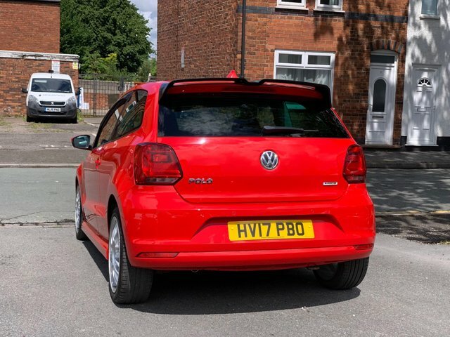 Volkswagen Polo 1.0 Bluemotion Tech Match Edition Euro 6 Ss HV17PBO Red #5