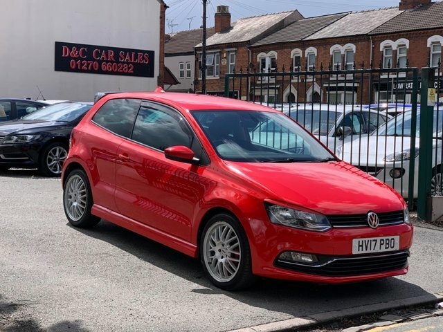 Volkswagen Polo 1.0 Bluemotion Tech Match Edition Euro 6 Ss HV17PBO Red #3