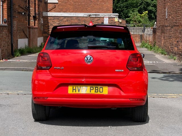 Volkswagen Polo 1.0 Bluemotion Tech Match Edition Euro 6 Ss HV17PBO Red #6