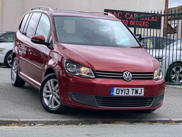 Volkswagen Touran 1.6 Tdi Se Euro 5 Red