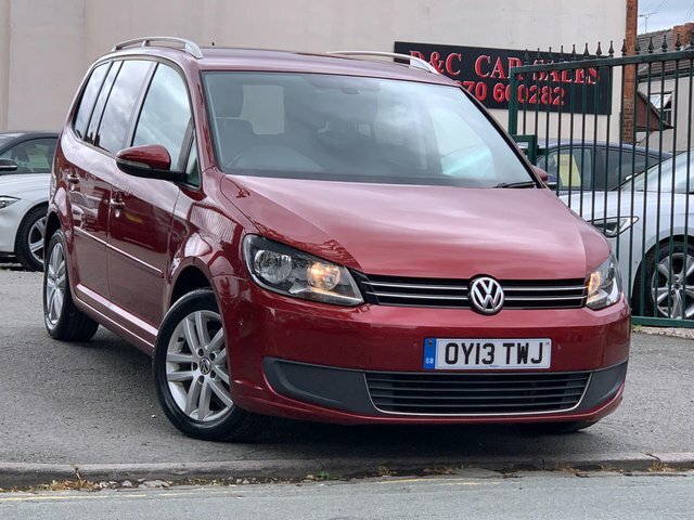 Volkswagen Touran 1.6 Tdi Se Euro 5 OY13TWJ Red #5