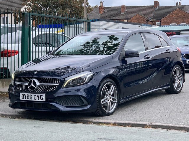 Mercedes-Benz A Class 2.1 D Amg Line Premium Plus Euro 6 Ss OY66CYG Blue #3