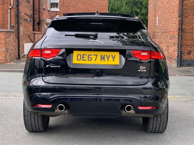 Jaguar F-Pace 3.0 D300 V6 S Awd Euro 6 Ss OE67MYY Black #5