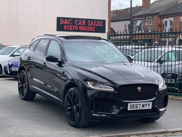 Jaguar F-Pace 3.0 D300 V6 S Awd Euro 6 Ss OE67MYY Black #3