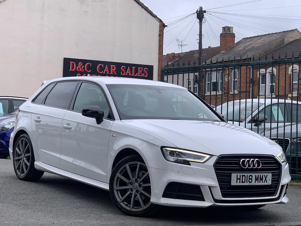 Audi A3 1.5 Tfsi Cod Black Edition Sportback S Tronic Euro White