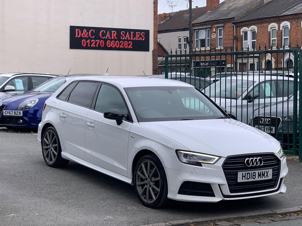 Audi A3 1.5 Tfsi Cod Black Edition Sportback S Tronic Euro White #2