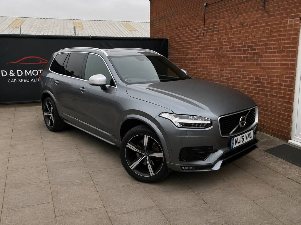 Volvo XC90 R-design D5 Awd Full Service History 7 Se NJ16VNL Grey