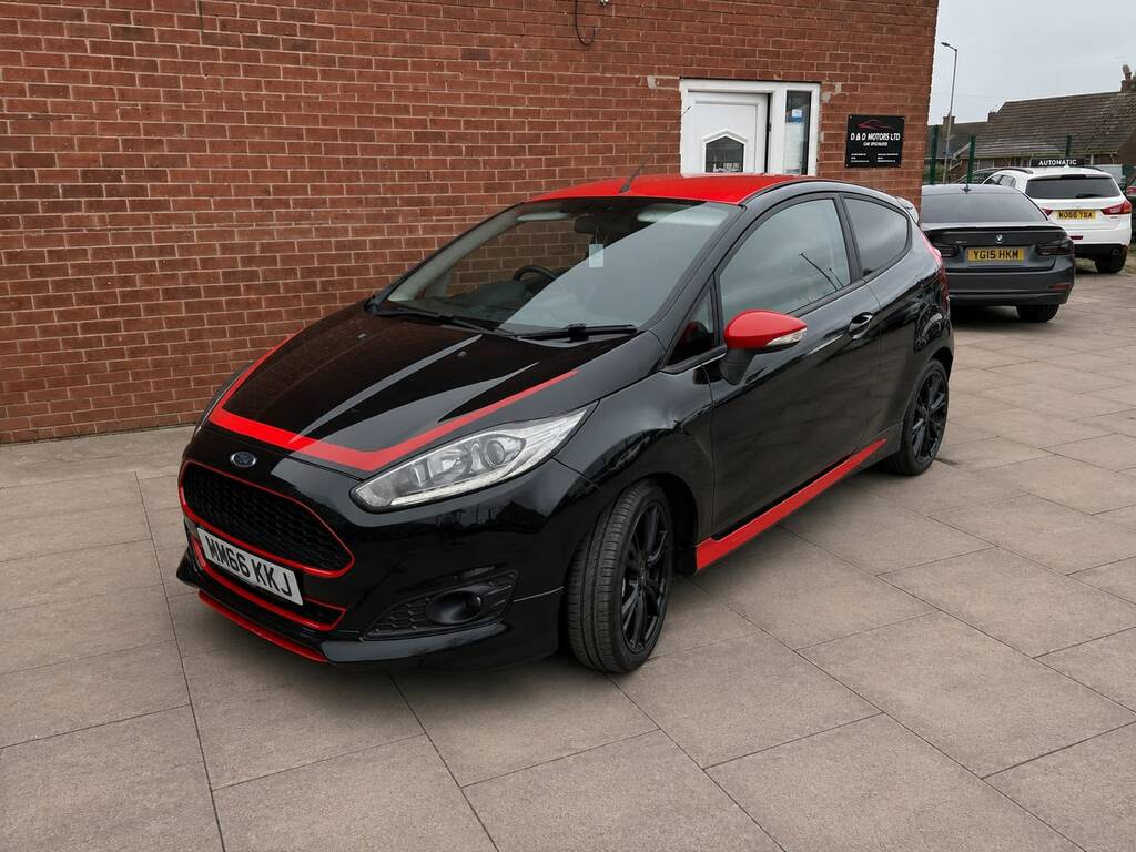 Ford Fiesta Zetec S Black Edition 1.0 Ecoboost 140 Bhp New T MM66KKJ Black #4