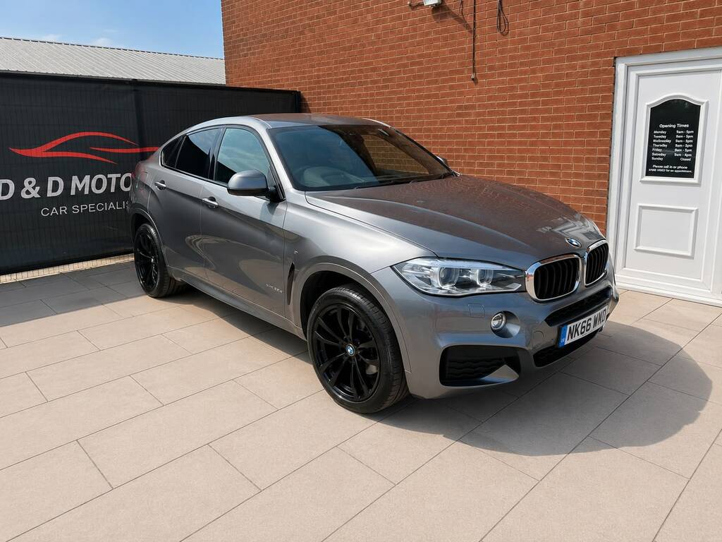 BMW X6 X-drive 3.0D M Sport 255 Bhp High Specifica Grey