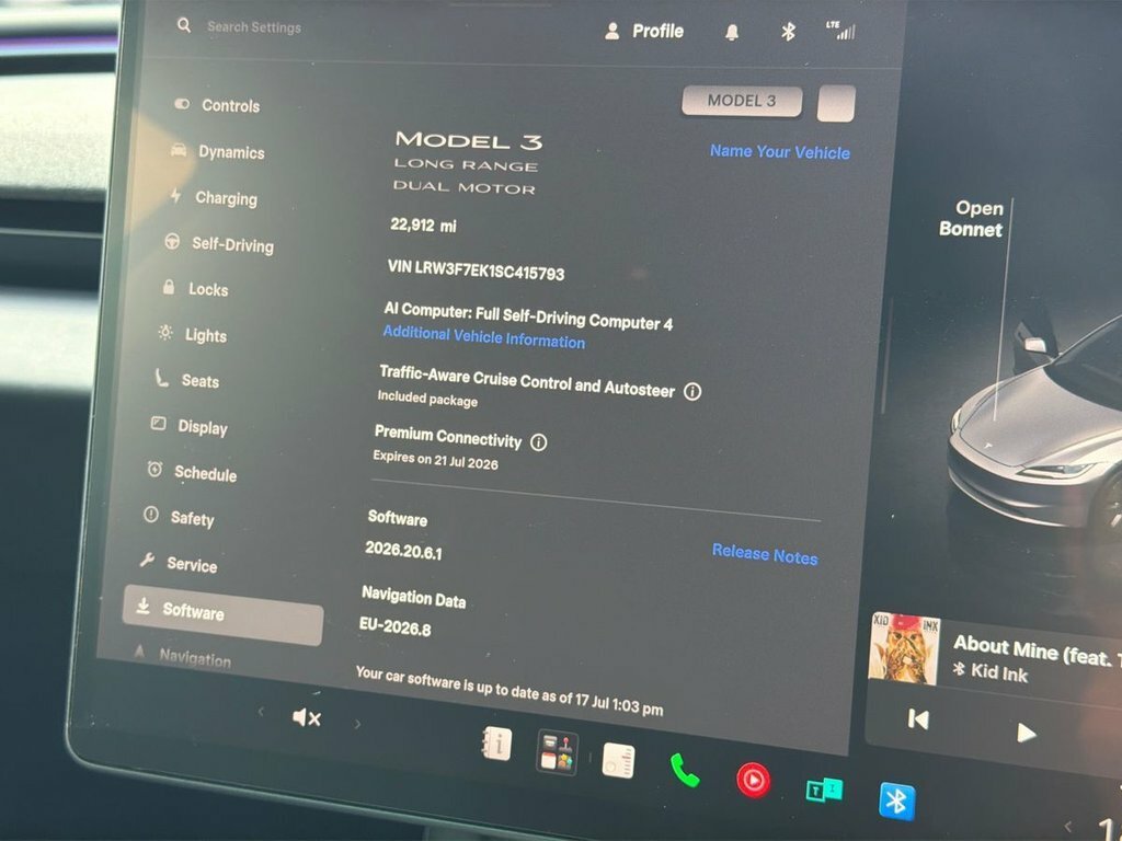 Tesla Model 3 Saloon Dual Motor Performance Saloon Electri Grey #29