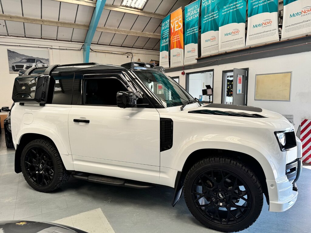 Land Rover Defender 90 3.0 D200 Mhev Hard Top Suv 4Wd Swb White #5