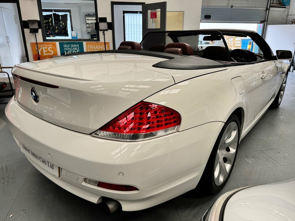 BMW 6 Series 3.0 630I Convertible Euro 4 258 P White #3