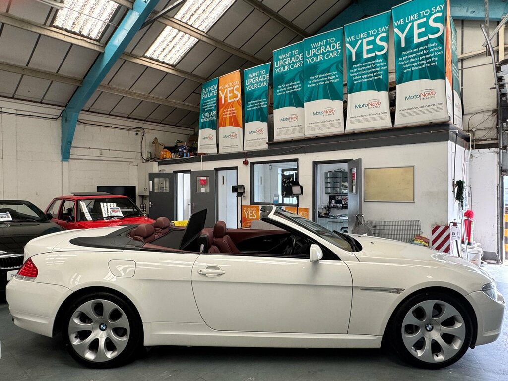 BMW 6 Series 3.0 630I Convertible Euro 4 258 P White #5