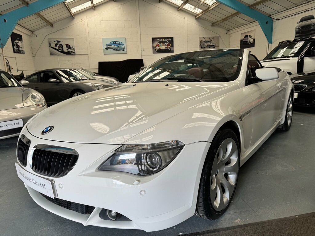 BMW 6 Series 3.0 630I Convertible Euro 4 258 P White