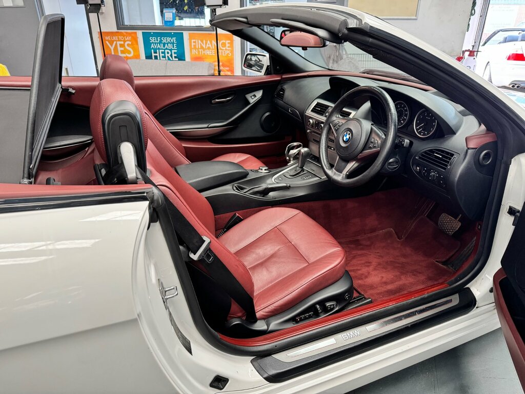 BMW 6 Series 3.0 630I Convertible Euro 4 258 P White #6