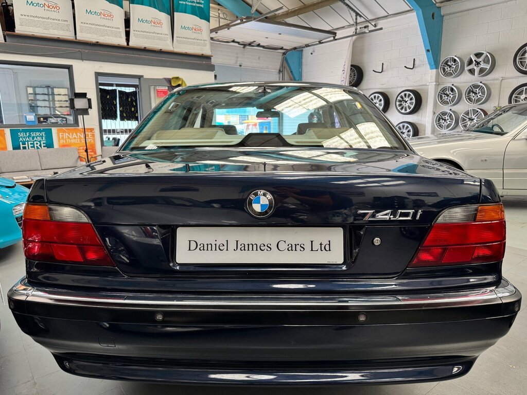 BMW 7 Series 740I V8 Blue #3