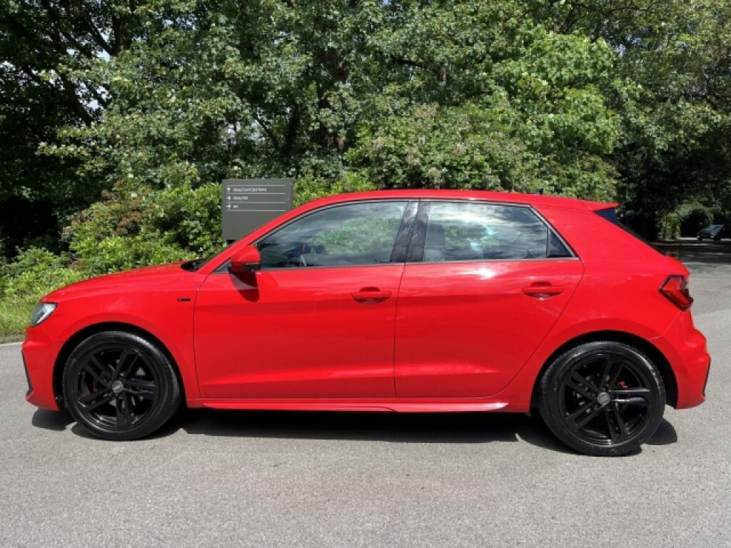 Audi A1 Hatchback MC68YEK Red #3