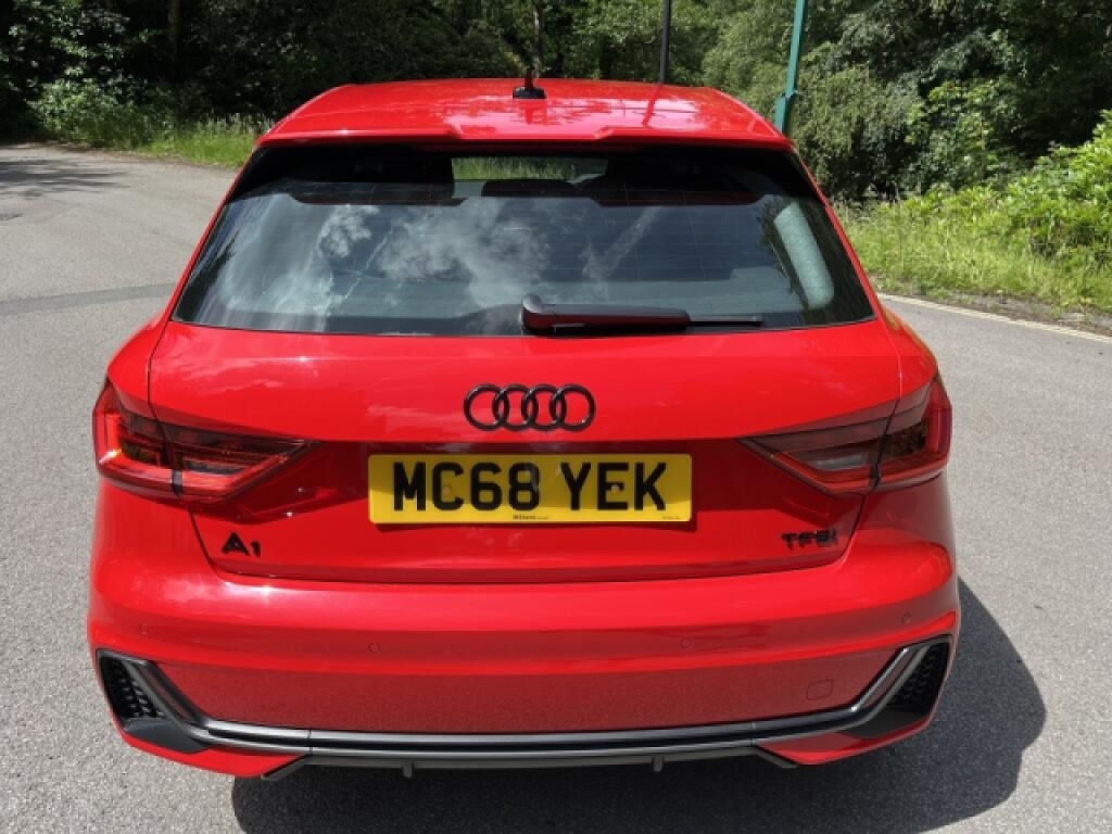 Audi A1 Hatchback MC68YEK Red #6
