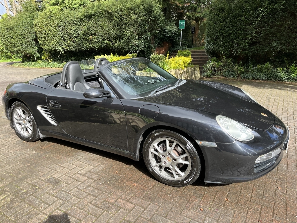 Porsche Boxster Convertible Black #5