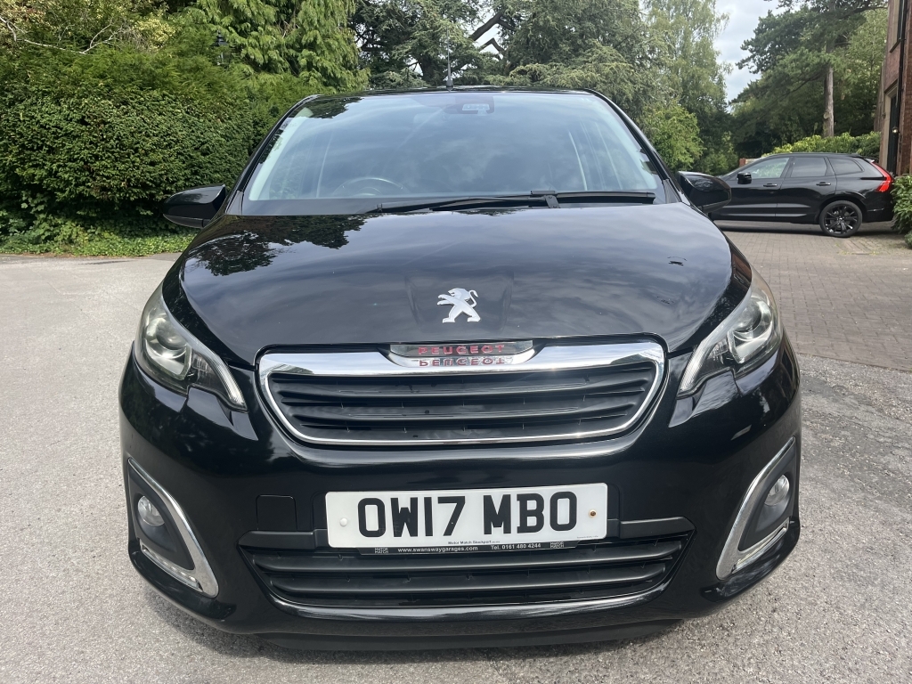 Peugeot 108 Hatchback Black #3