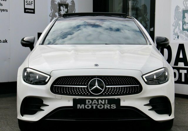Mercedes-Benz E Class Coupe White #5