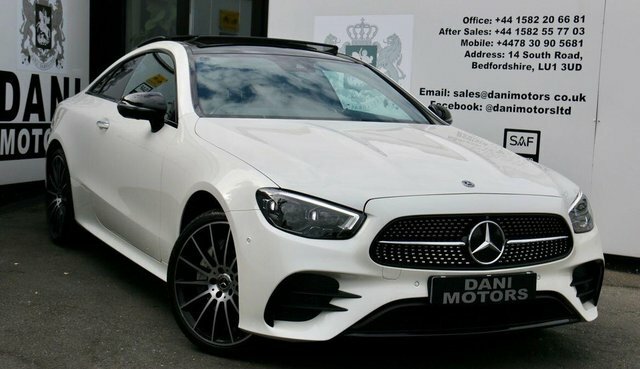 Mercedes-Benz E Class Coupe White #4