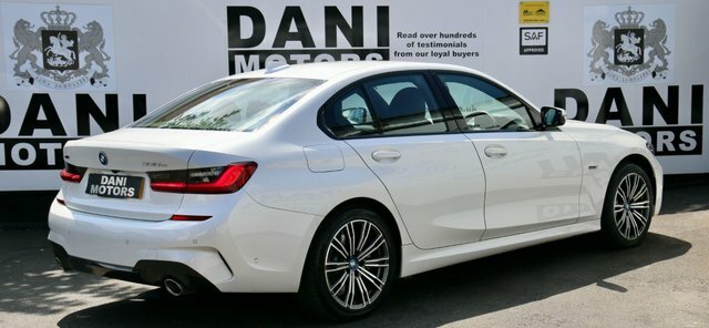 BMW 3 Series Saloon HK22GXC White #3