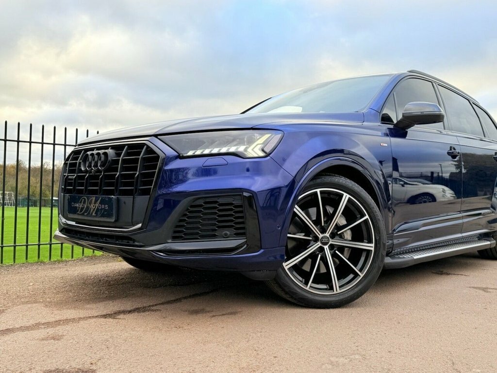 Audi Q7 3L Black Edition Blue #6