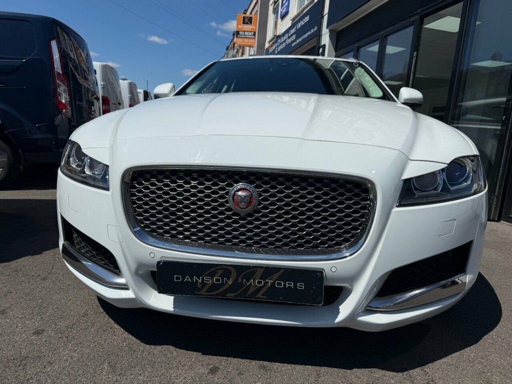 Jaguar XF Portfolio White #3